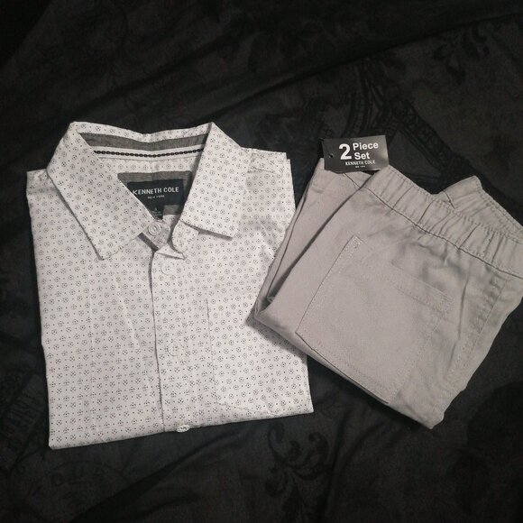 Conjunto de 2 piezas camisa y short para niño de 4 o 5 años de Kennet Cole NY - Picture 9 of 9